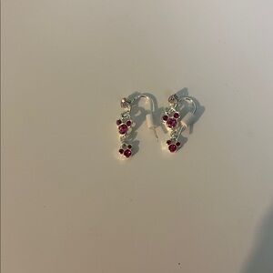 Mickey Mouse Gemstone Earrings